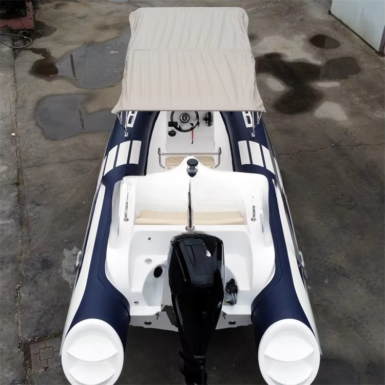 Blue Color 19 Foot PVC air Pon - đánh giá và giá Fishing Boat Fiberglass