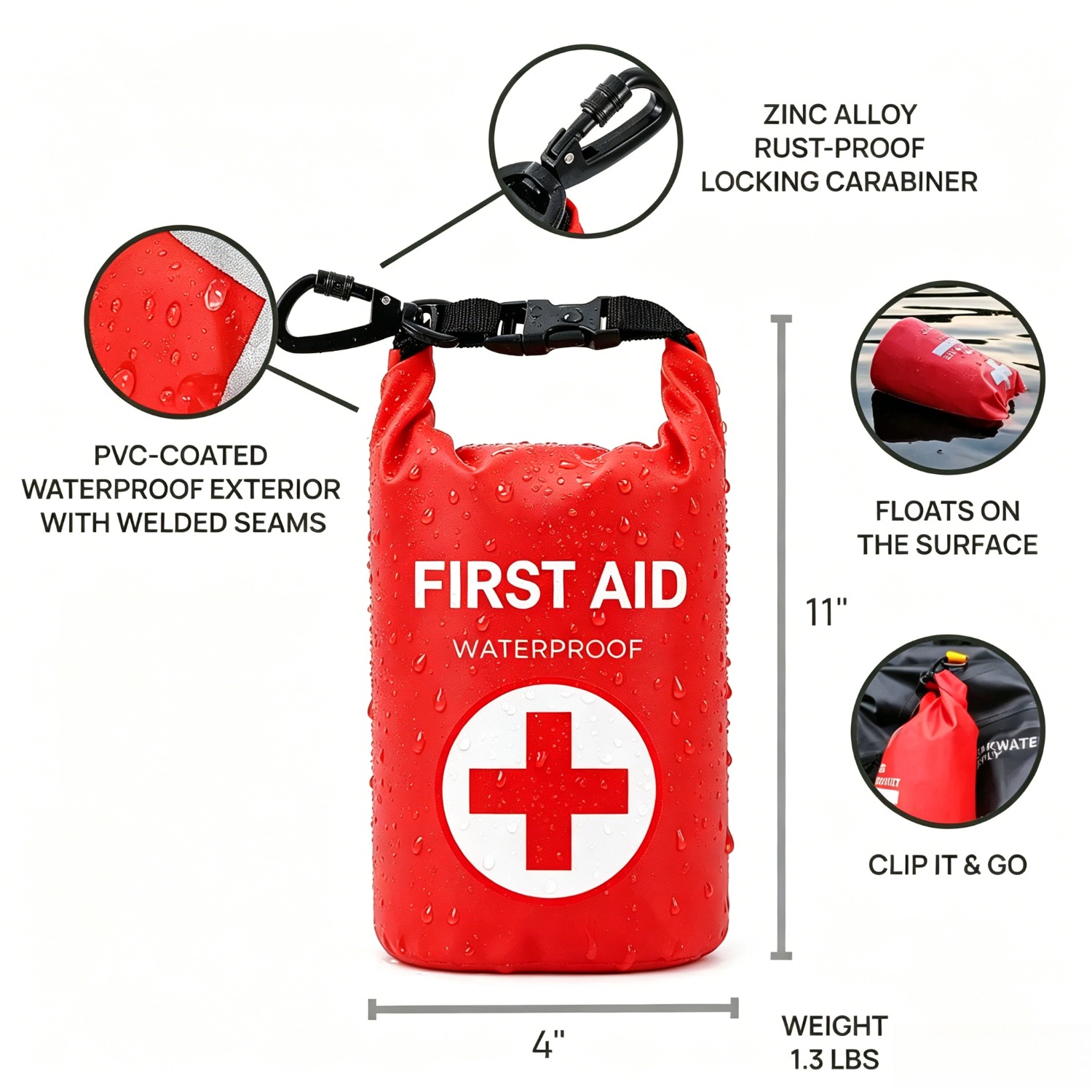 2L Waterproof First Aid Bag Ro - đánh giá và giá Fishing Boat Oar