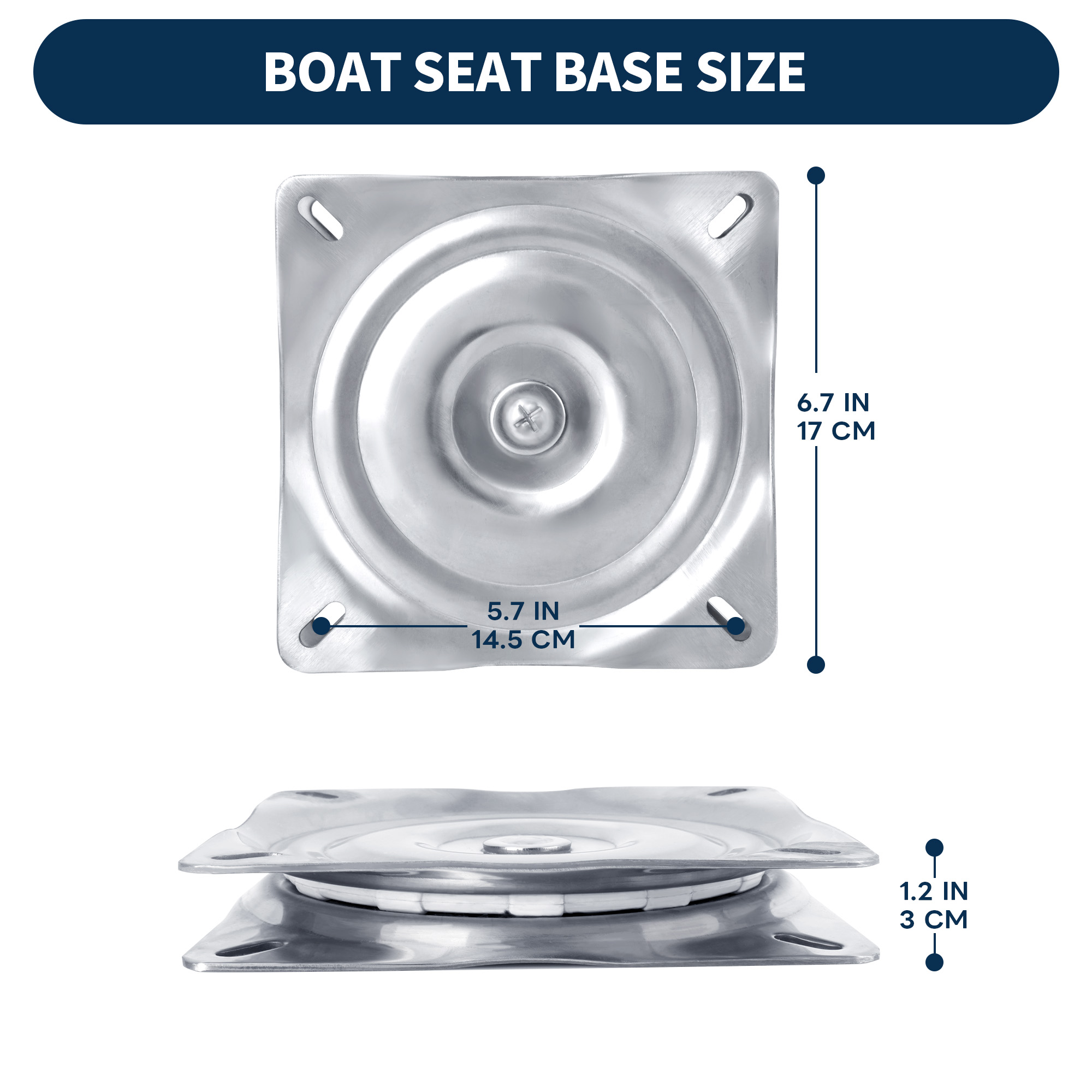 Boat Seat Swivel, 316 Stainles - đánh giá và giá Fishing Boat Seat