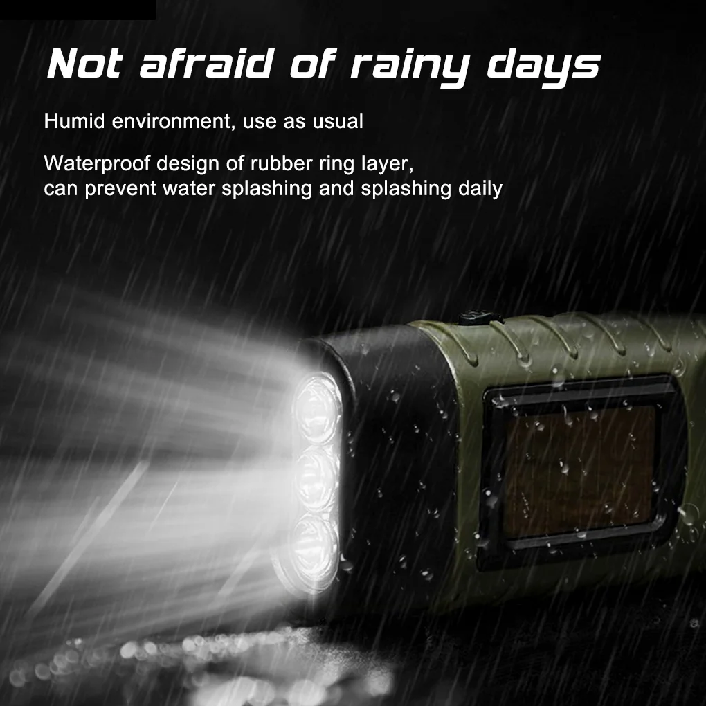 LED Flashlight Hand Crank Sola - đánh giá và giá Fishing Boat Navigation Light