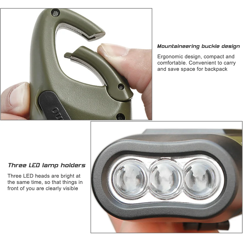 LED Flashlight Hand Crank Sola - đánh giá và giá Fishing Boat Navigation Light